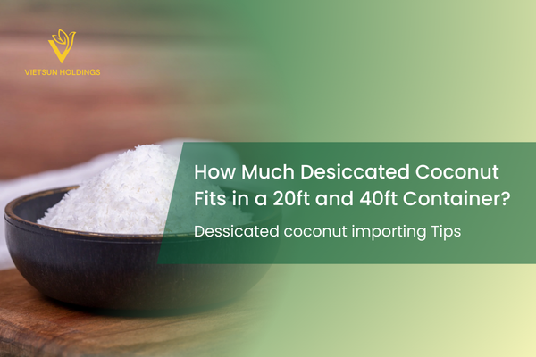 desiccated coconut container capacity